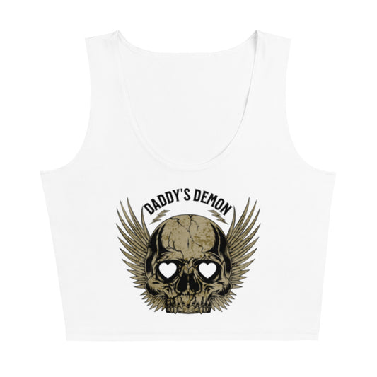 Daddy's Demon crop top tank