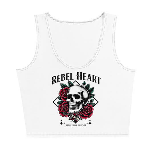 Rebel Heart cropped tank