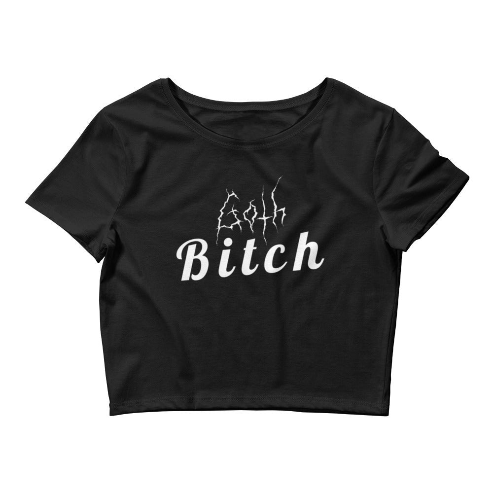 Goth Bitch crop top