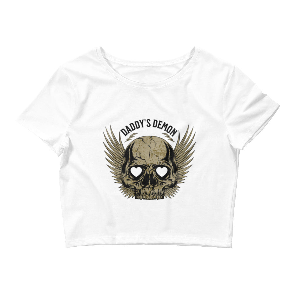 Daddy's Demon crop top tee