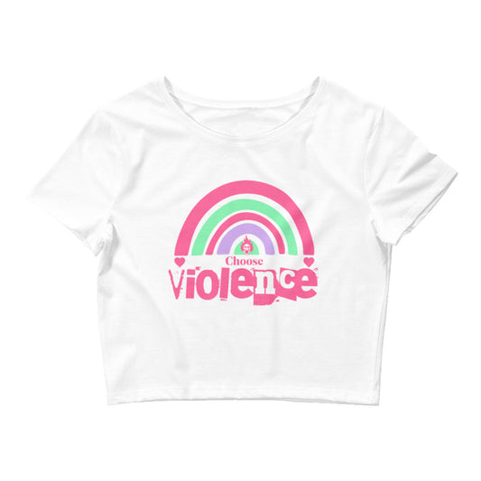 Choose Violence crop top