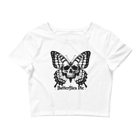 Butterflies Die crop top