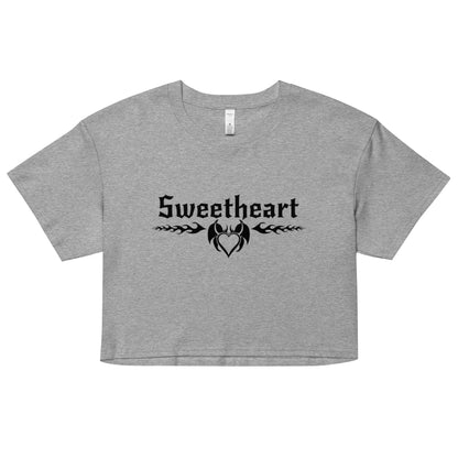 Sweetheart crop top tee