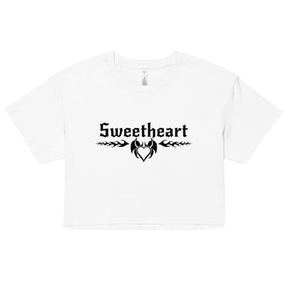 Sweetheart crop top tee