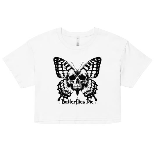 Butterflies Die crop top tee