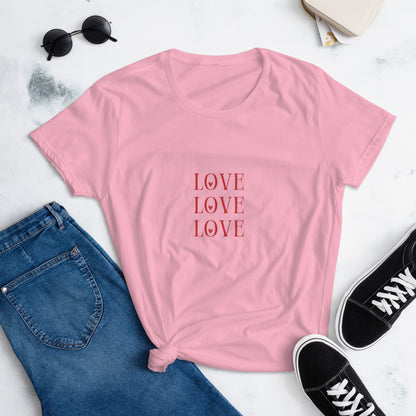 Heart short sleeve tee