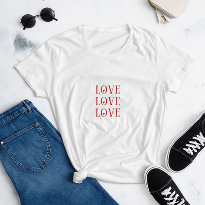 Heart short sleeve tee