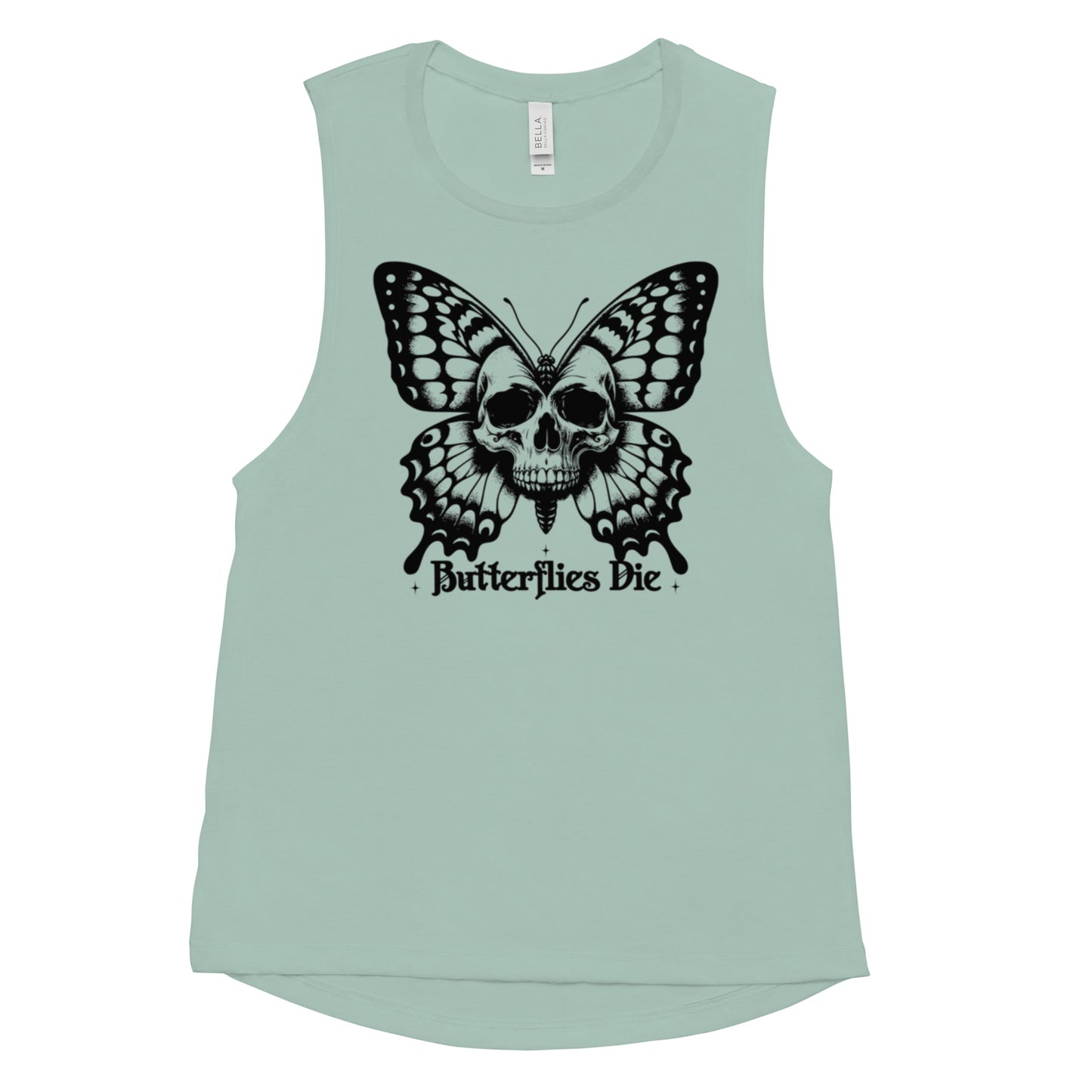 Butterflies Die muscle tank