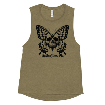 Butterflies Die muscle tank