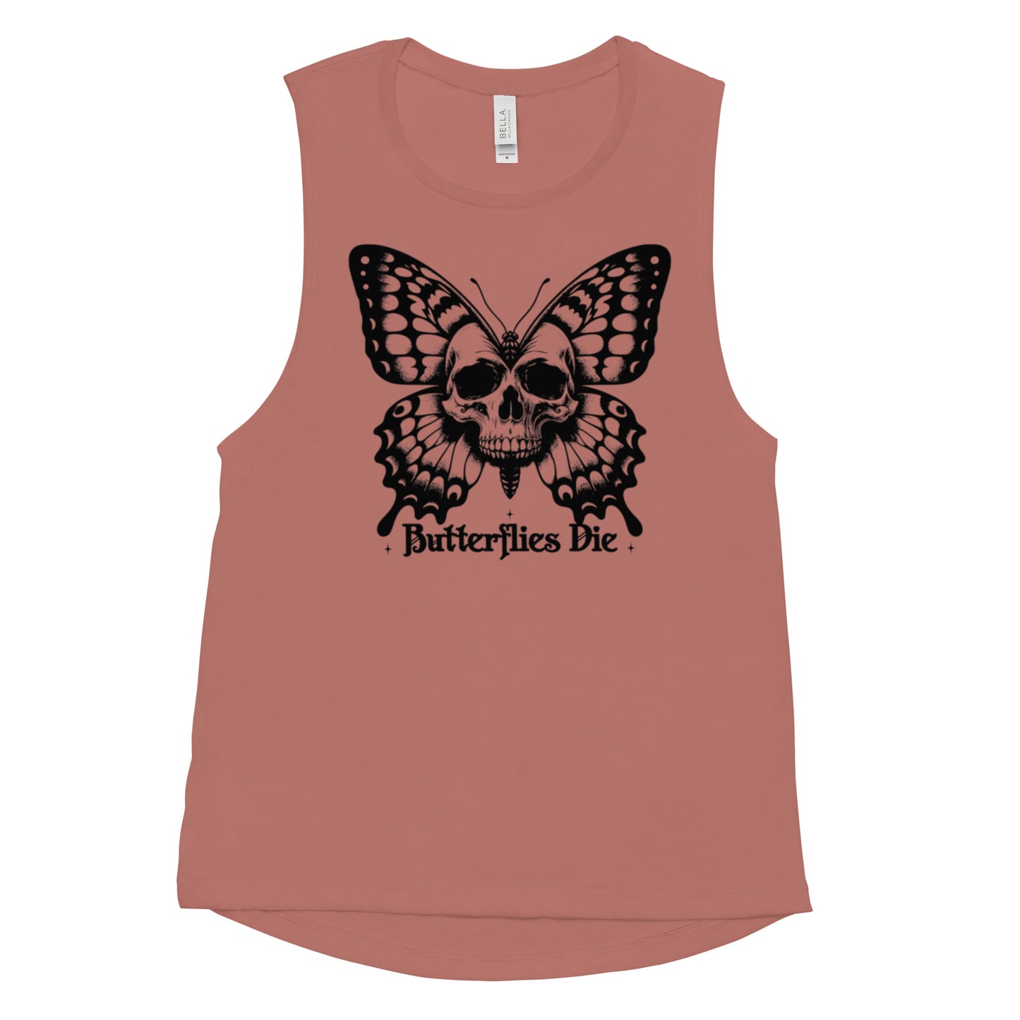 Butterflies Die muscle tank