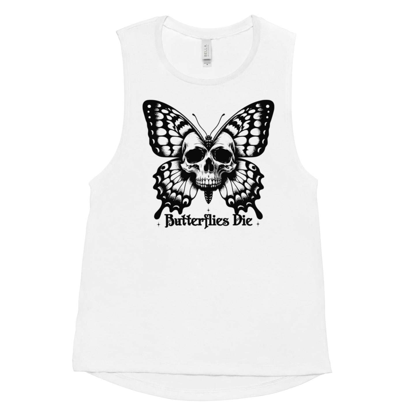 Butterflies Die muscle tank