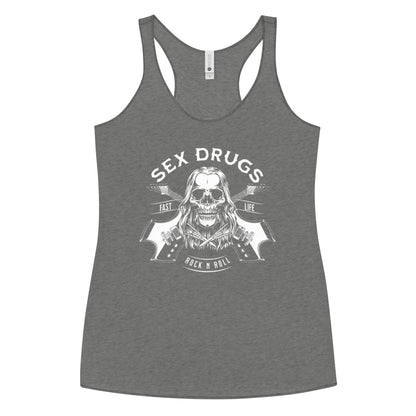 Sex Drugs Rock n Roll racerback tank